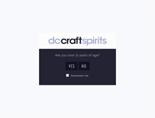 Tablet Screenshot of dccraftspirits.com